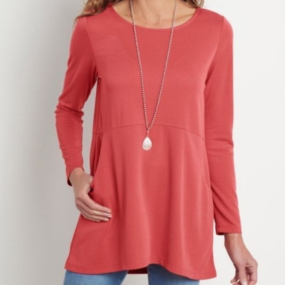 Soft Surroundings Tops - Soft Surroundings Fairfax Tunic womens Rose colored